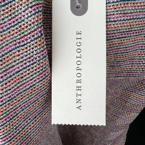 NWT by Anthropologie Cream Multi Knit Backless Halter Neck Sleeveless Top XL NEW - Picture 7 of 7